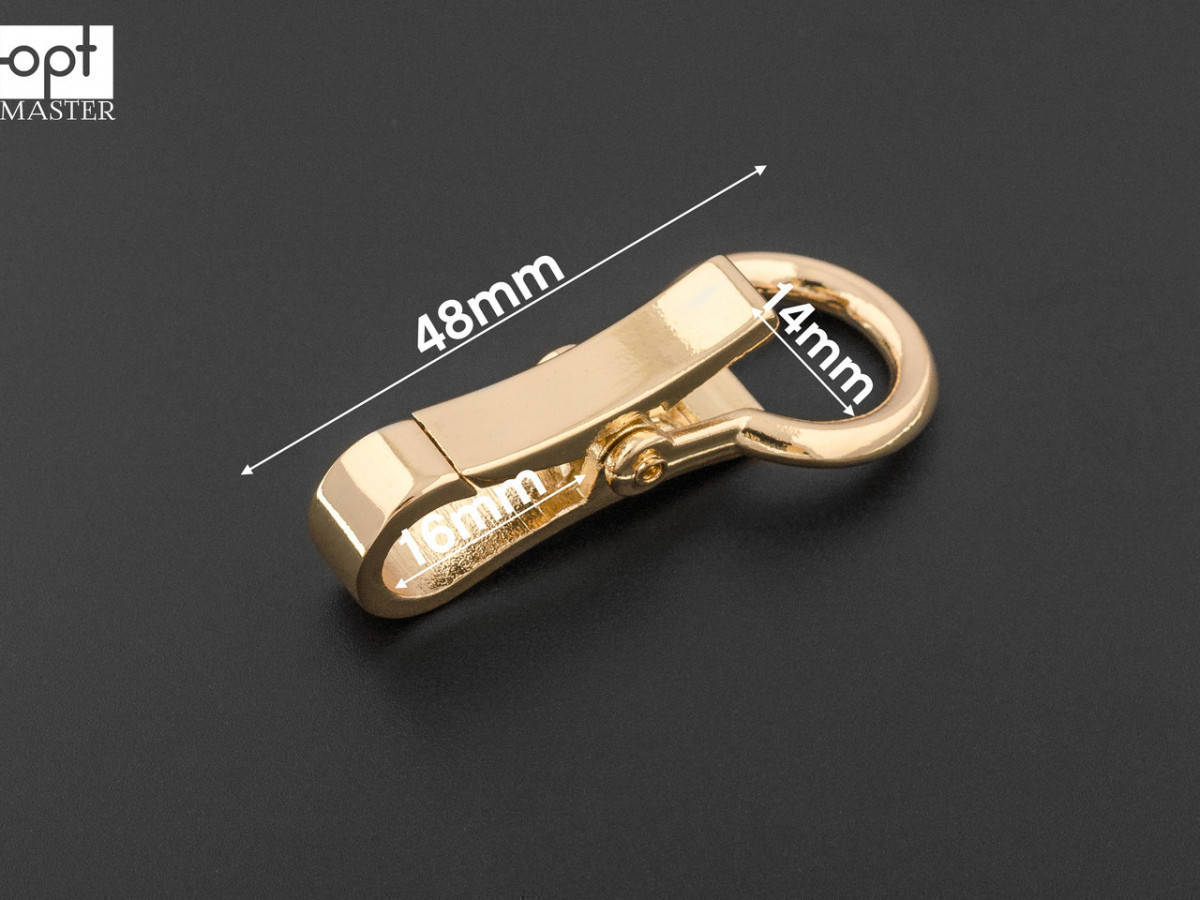 

Карабин 14мм арт. 65-141, золото