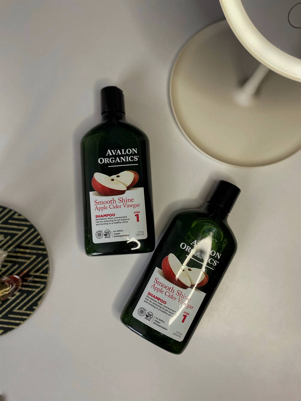 

Шампунь для гладкого блеска, яблочный уксус, Avalon Organics, 325 мл
