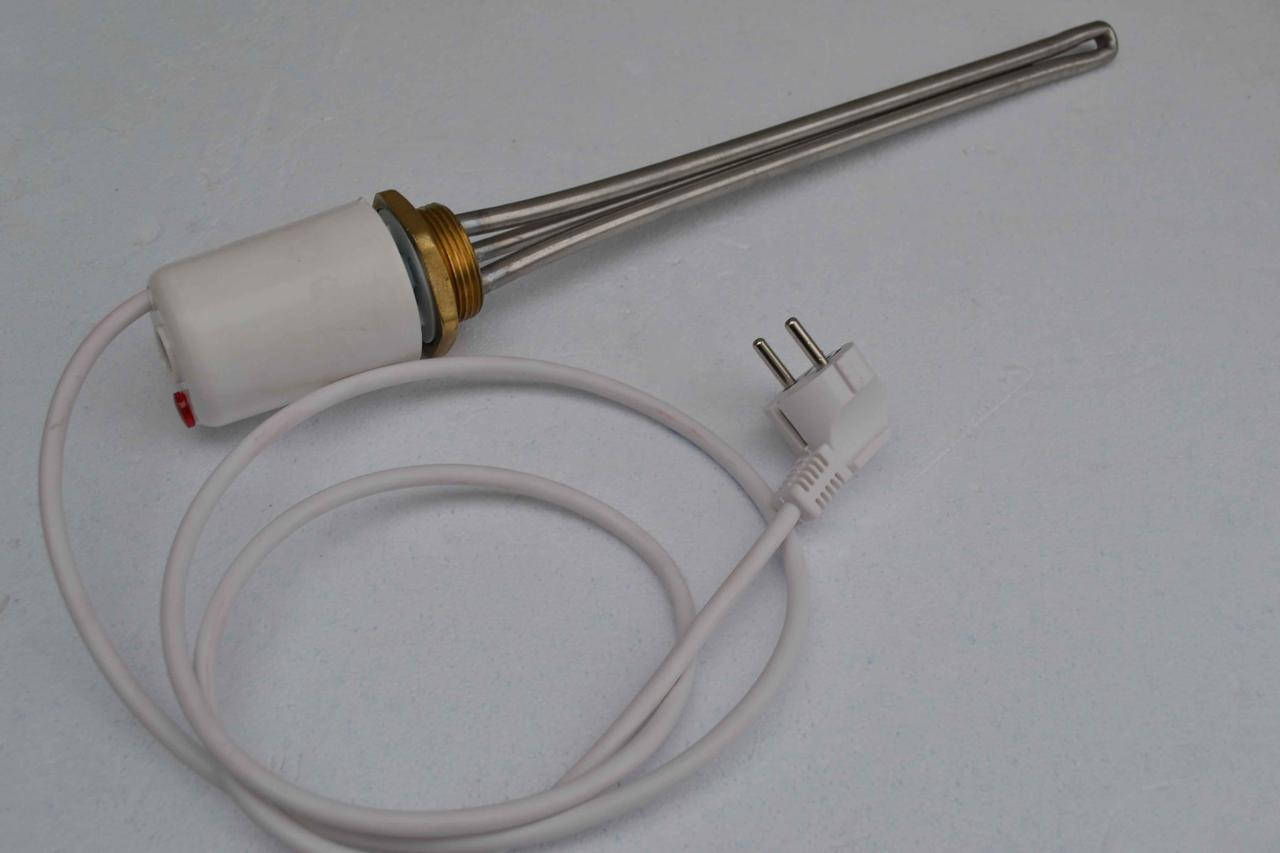 

Тэн 1200 Вт с терморегулятором и защитным колпаком в чугунную батарею