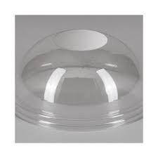 

Крышка одноразовая купол без отверств. 95 PET