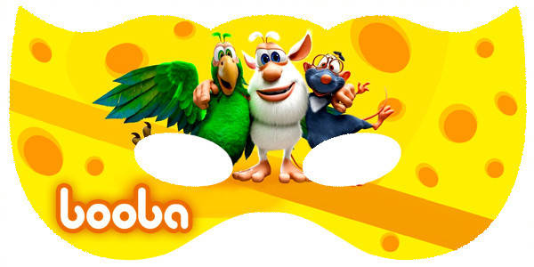 

Маски "Буба" тематические детские картон -