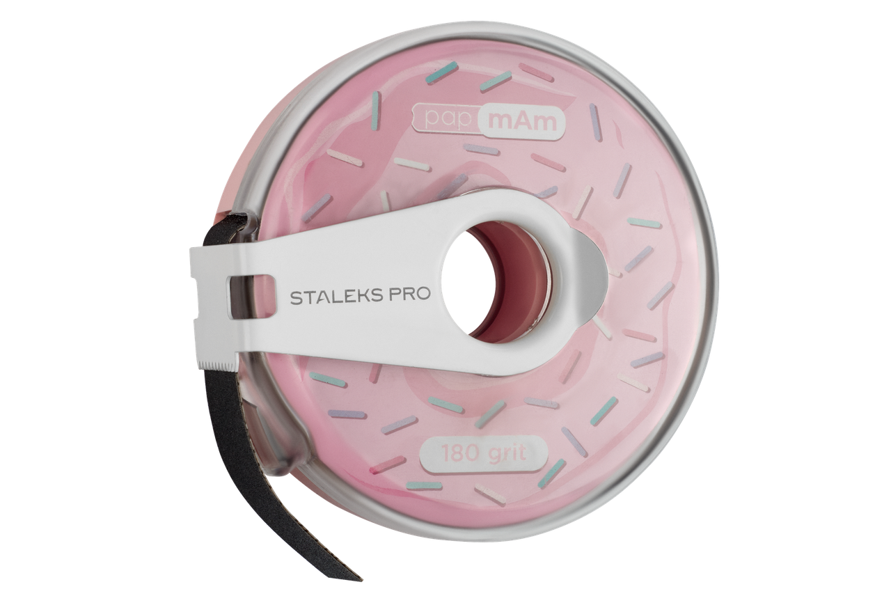 

Сменный файл-лента papmAm в пластиковой катушке Bobbinail STALEKS PRO 180 грит, ATC-180