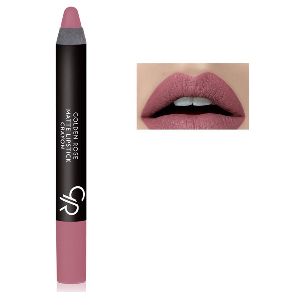 

Матовая помада-карандаш Matte Lipstick Crayon Golden Rose №10
