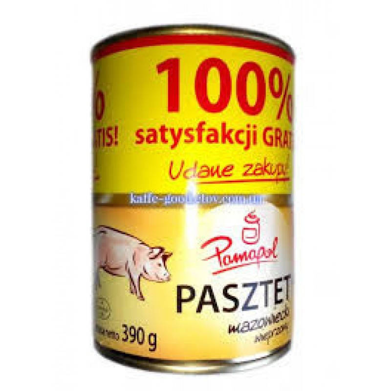 

Паштет свинной Pamapol Pasztet z drobiem 390g
