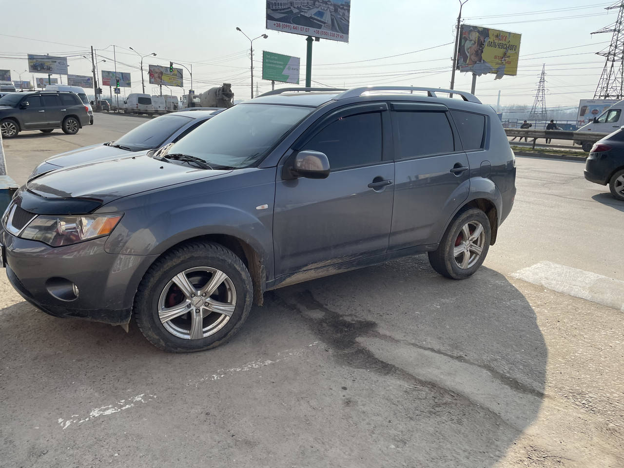 

Дефлекторы окон (ветровики) Mitsubishi Outlander XL 2007 -> 4шт (HIC)