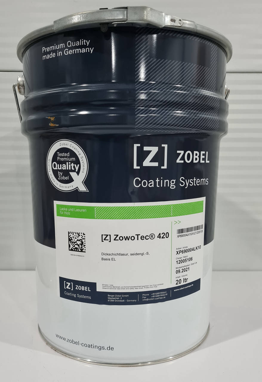 

Лак Zowo-tec 420 EL оконный антиблокировочный 20л, (Германия) - Zobel