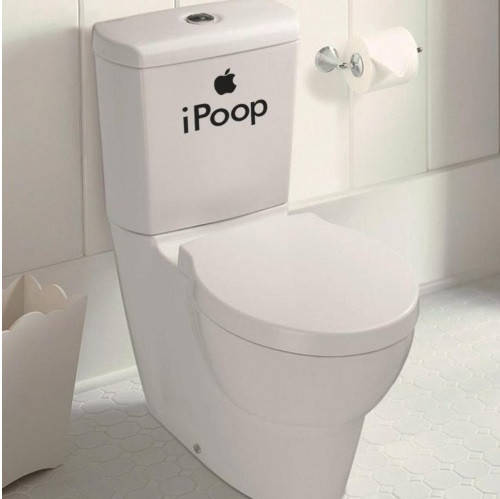 

Виниловая наклейка "I Poop" - размер наклейки 18*12см, Черный