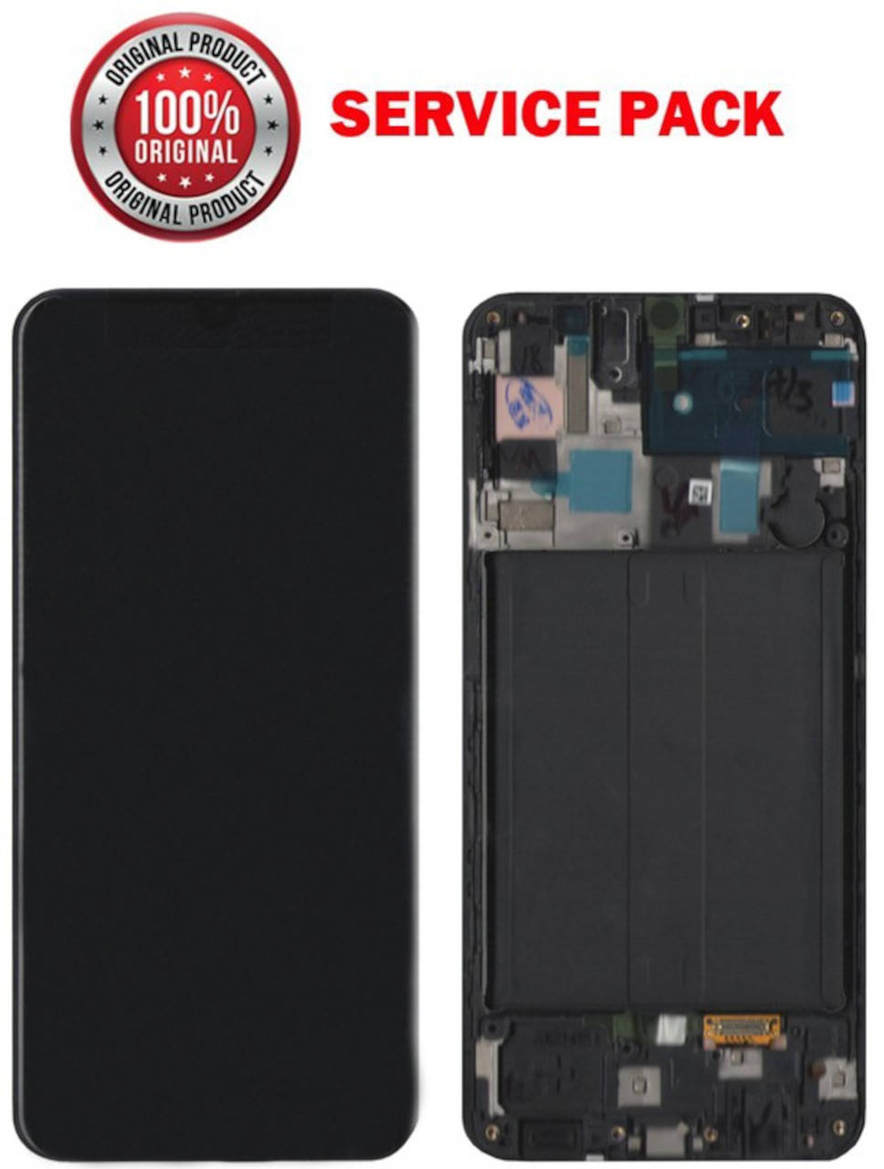 

Дисплейный модуль (экран) для Samsung A505 Galaxy A50 (2019) чёрный (GH82-19204A) Original, Черный