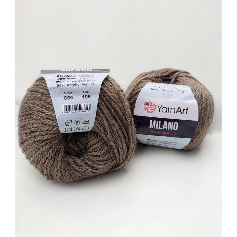 

YarnArt Milano 855 светло-коричневый