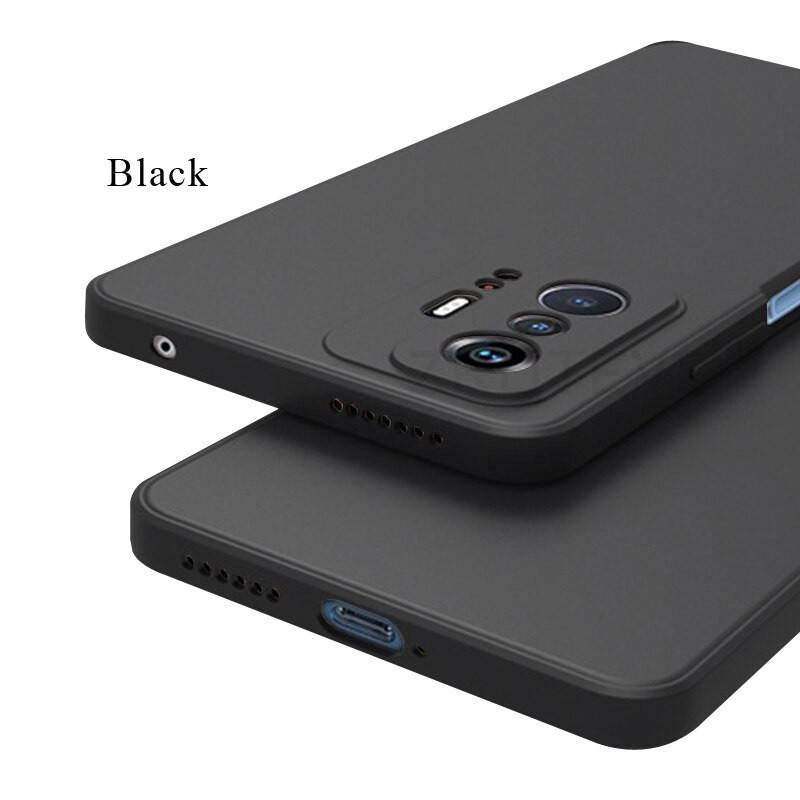 

Силиконовый чехол для Xiaomi 11T / Pro Черный микрофибра soft touch