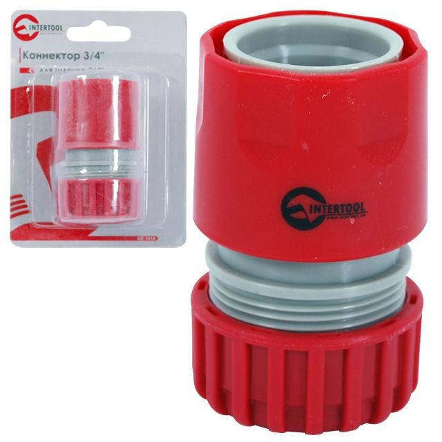 

Конектор 3/4" для шланга 3/4" INTERTOOL GE-1018