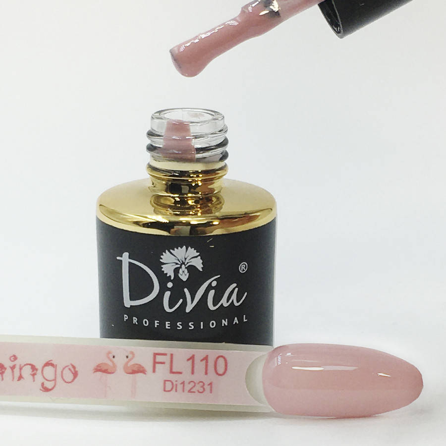 

Divia Гель-лак для ногтей Flamingo №FL110