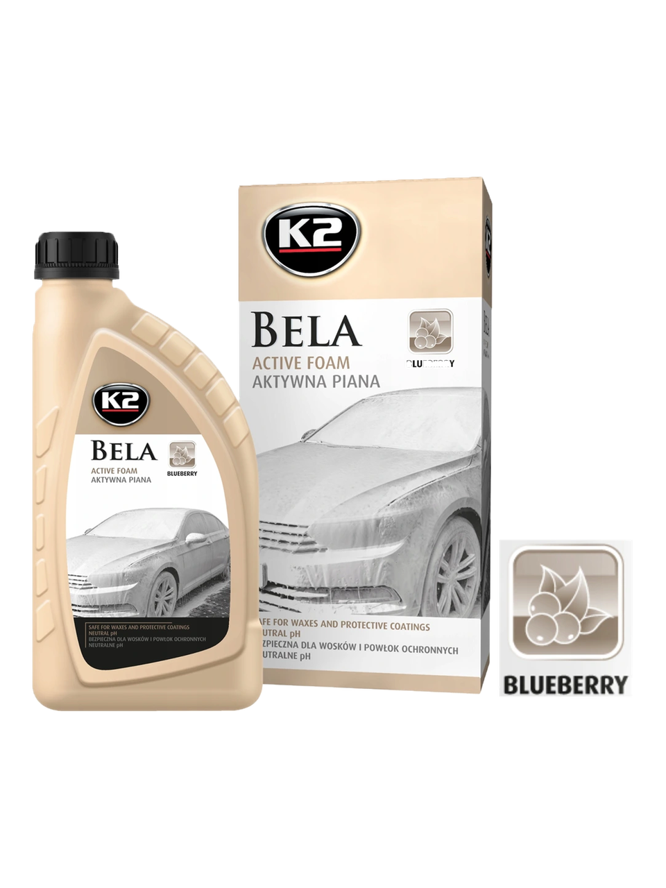 

Активная пена для мытья "Черника" K2 Bela Blueberry 1 л (G100BB)