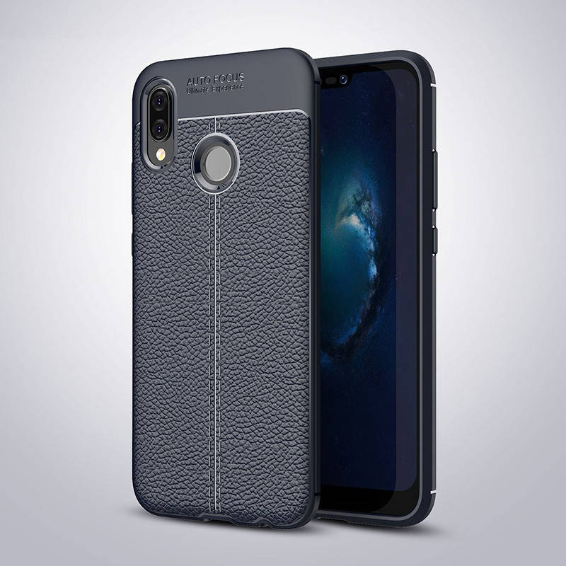 

TPU чехол накладка Tiger для Huawei P Smart Plus (4 цвета) синий