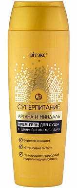 

"Суперживлення" АРГАНА і МИГДАЛЬ Крем-гель для душу, 400 мл