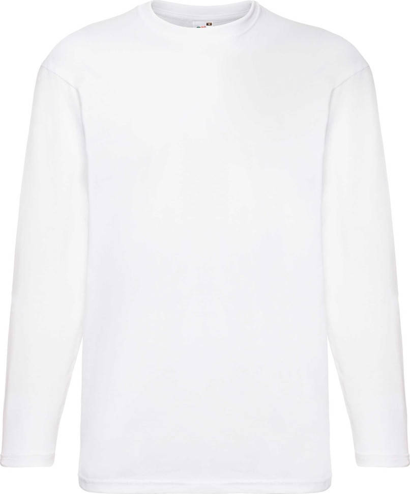 

Футболка с длинным рукавом Fruit of the Loom Valueweight Long Sleeve (Белый М)