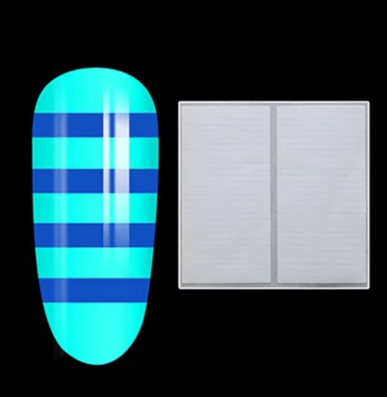 

Наклейки трафарет для французского маникюра для дизайна ногтей. 08