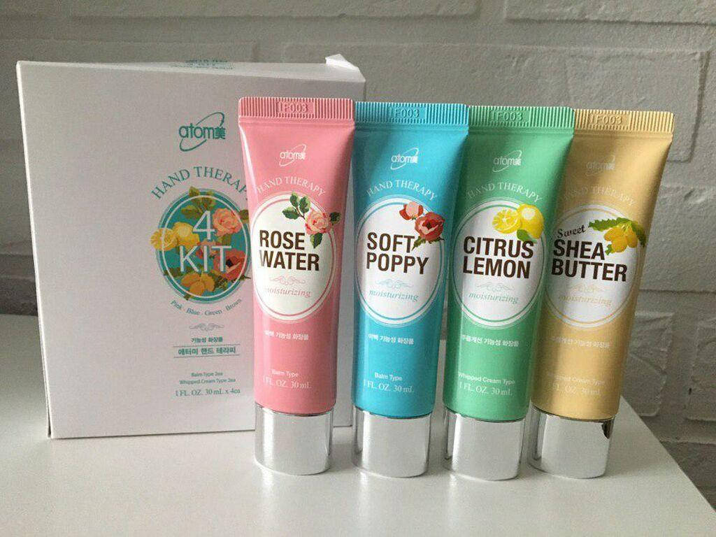 

Терапия и уход для рук, набор Атоми (4 шт.. по 30 мл)