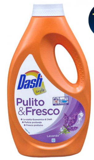 

Гель для стирки Dash Simply Pulito Fresco Lavanda 990 мл 8001090796325