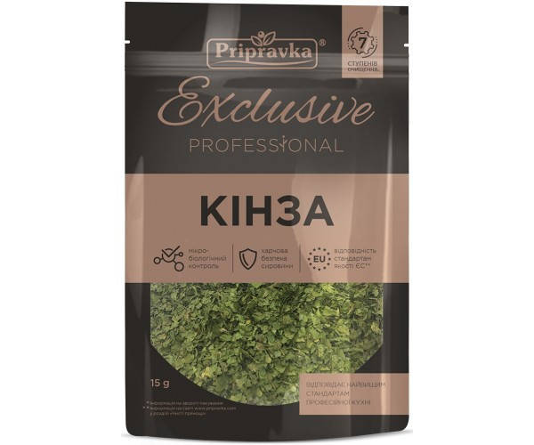 

Зелень кінзи Exclusive Professional 15 г "Приправка"