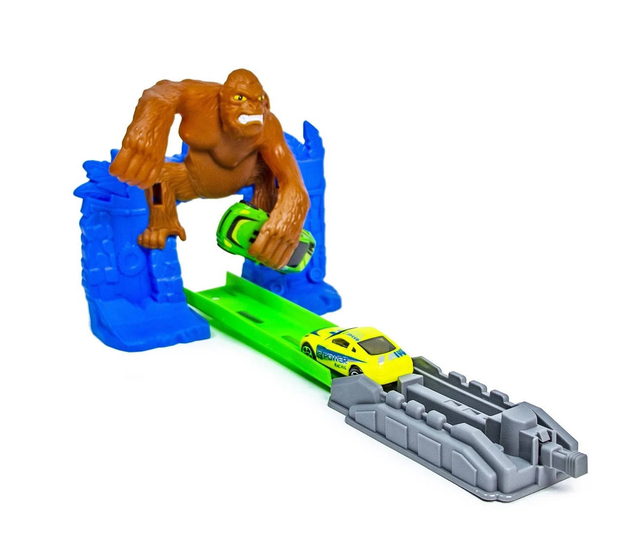 

Автотрек Hot Wheels Хот Вилс Кинг Конг , 2 машинки в комплекте HW-09