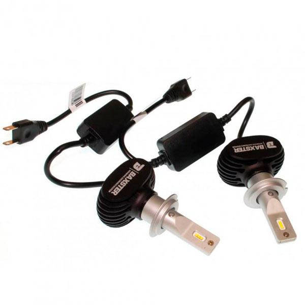 

Комплект LED ламп BAXSTER S1 H7 5000K 4000lm CAN+EMS с радиатором Gen3