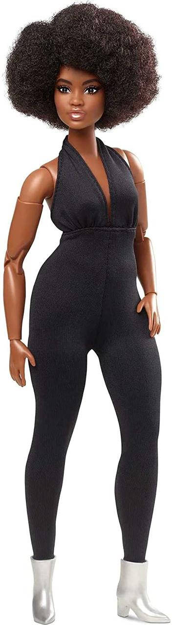 

Коллекционная кукла Барби пышная брюнетка Barbie Signature Looks Doll Curvy Brunette
