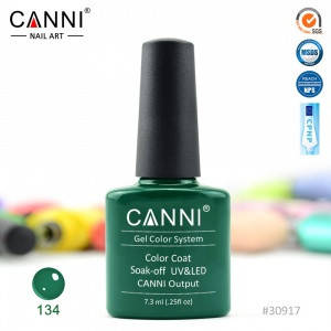 

Гель-лак CANNI № 134 (насыщенный зеленый)