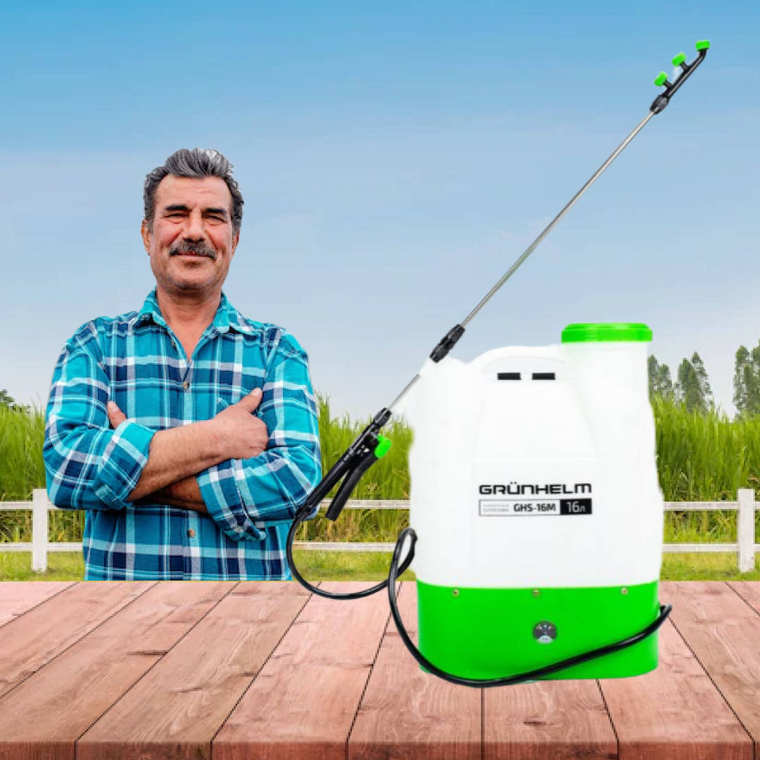 

Опрыскиватель аккумуляторный Grunhelm GHS -16M, Белый