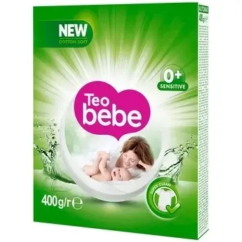 

Детский стиральный порошок Teo Bebe алое, для белых и цветных тканей, 400 г