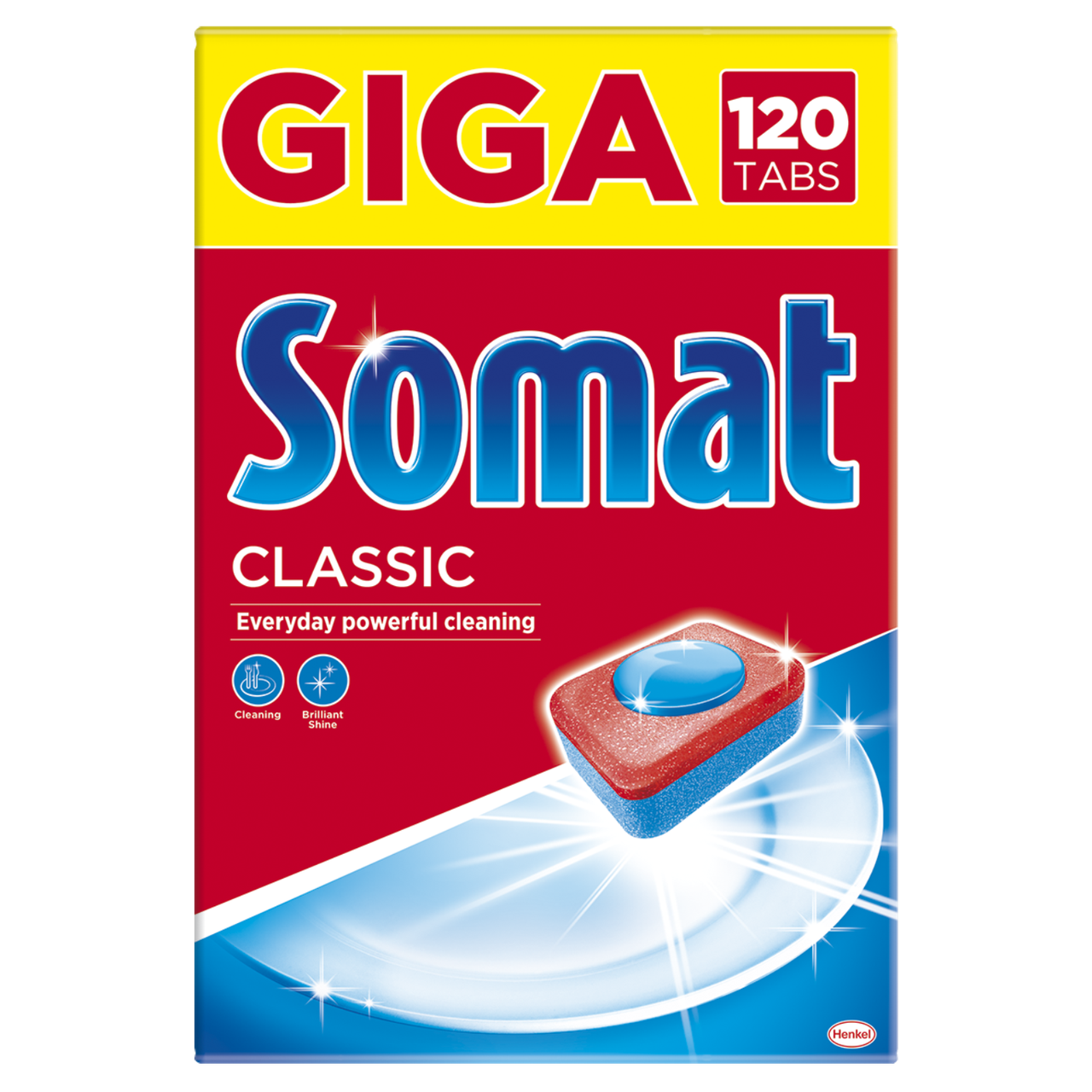 

/Таблетки для посудомоечных машин SOMAT Classic in one 120 шт/уп