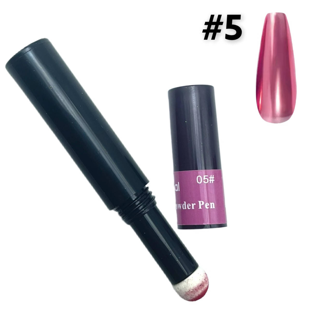 

Втирка - карандаш (пудра) зеркальная для дизайна ногтей №5