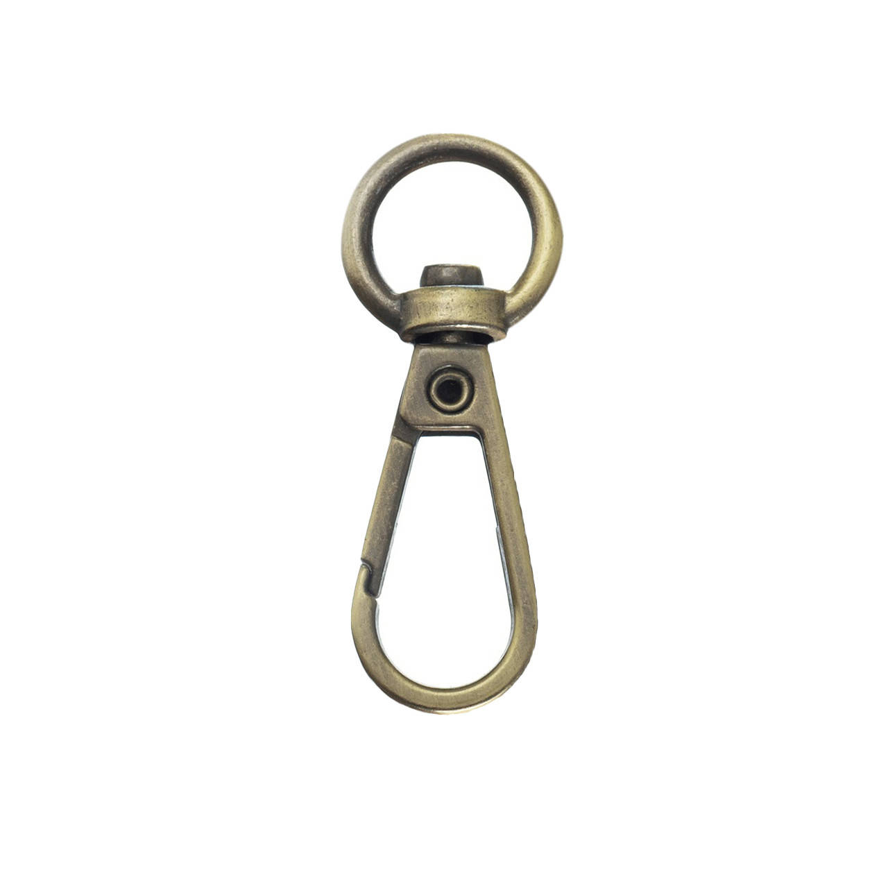 

Карабин поворотный 4 см (ширина кольца 1,5 см) Бронза