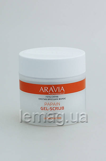 

Aravia Papain Gel-Scrub Гель-скраб против вросших волос, 300 мл