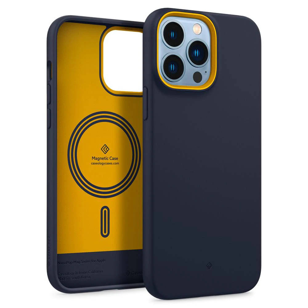 

Чехол Caseology Nano Pop Mag для iPhone 13 Pro Max Blueberry Navy (ACS03909), Синий