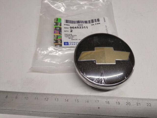 

Колпачок колесного диска Aveo/Lacetti, "GM" (96452311) на литой диск