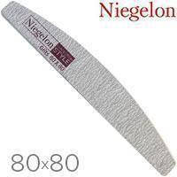 

Пилочка минеральная Niegelon (80*80)Half серая "лодка"