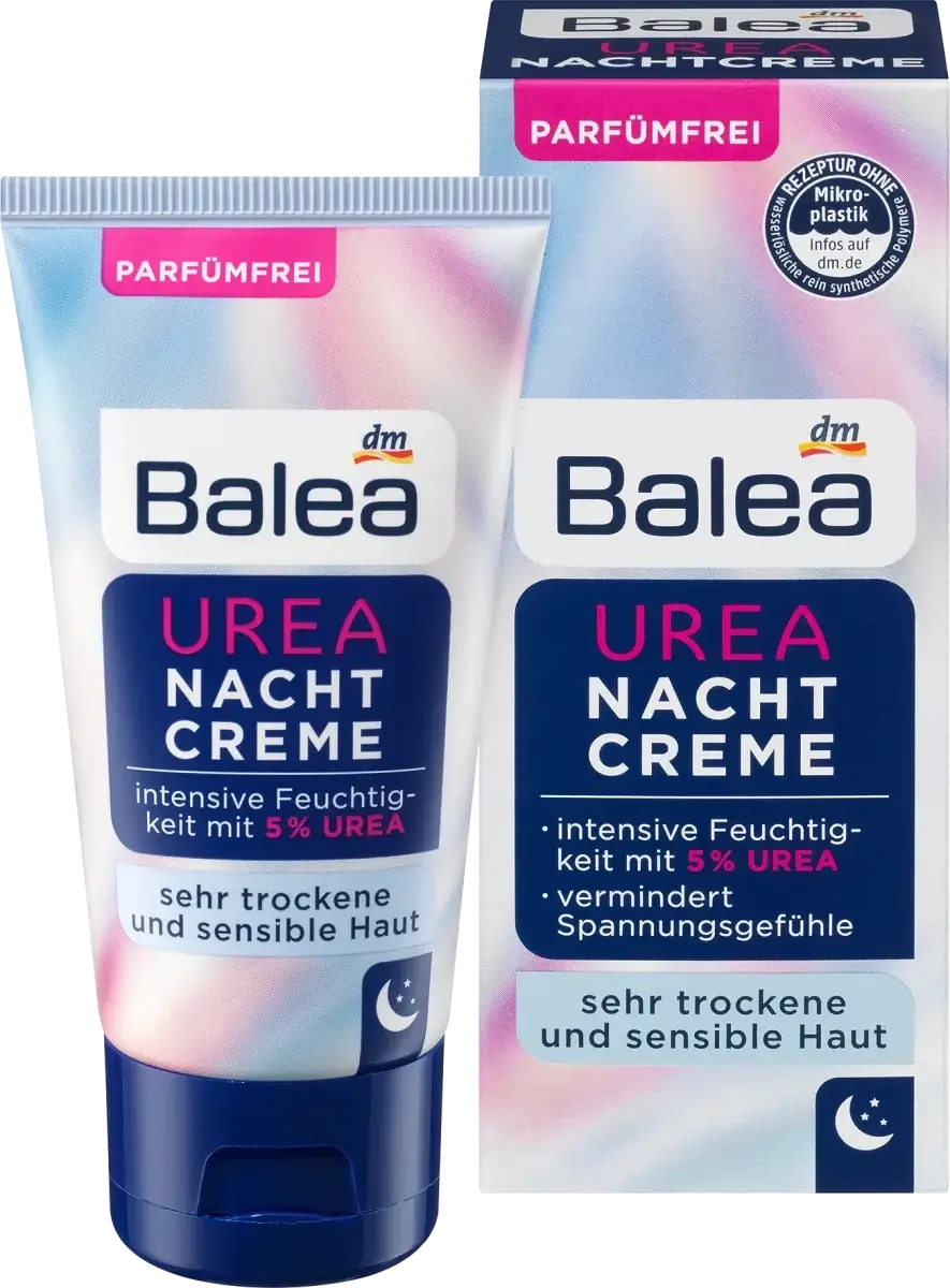 

Ночной крем с косметической мочевиной 5% Balea Urea Nachtcreme