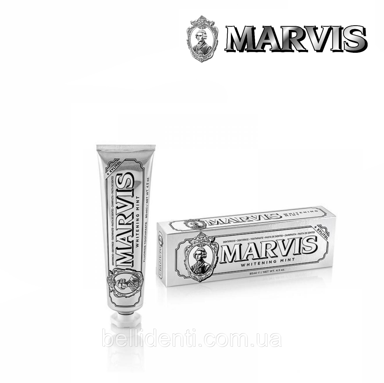 

Зубная паста Marvis "Отбеливающая" + Xylitol , 85 мл