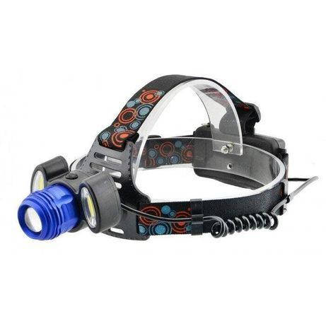 

Фонарь аккумуляторный на голову (3 рефлектора) WD862