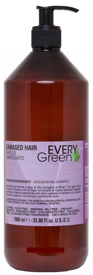 

Восстанавливающий шампунь DIKSON Every Green Damaged Hair Shampoo 1000 мл