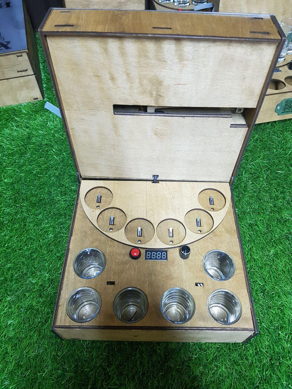 Наливатор стандарт автоматичний на 6 чарок з вбудованим акумулятором