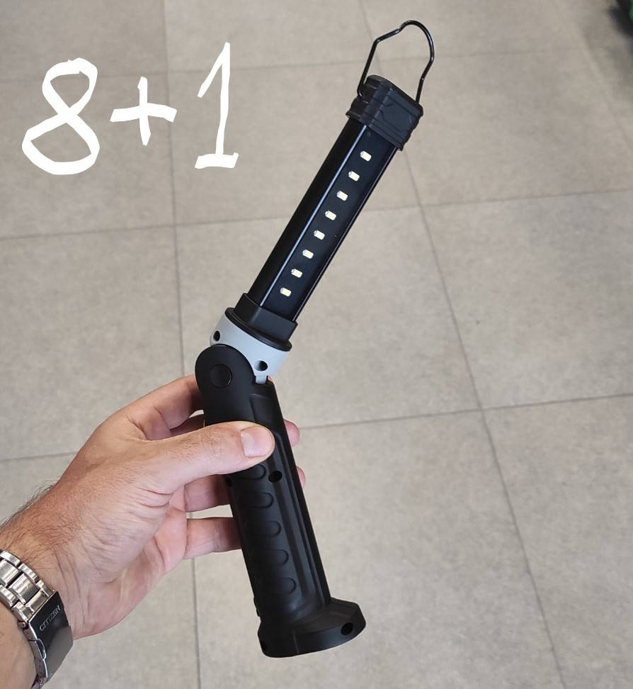 

Аккумуляторный светодиодный фонарь 8+1 (LED) (Made in GERMANY) СТАНДАРТ SMD-LED