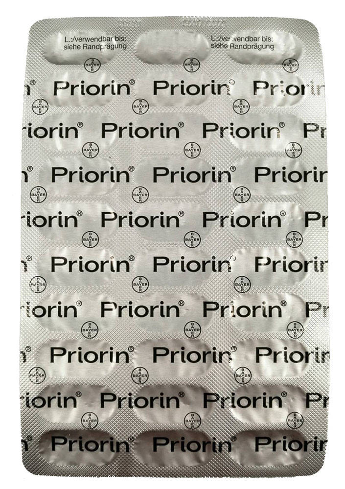 

Приорин от выпадения волос (Priorin) 90 капсул