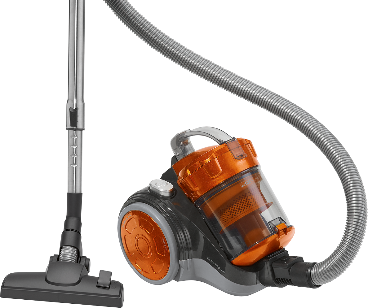 

Циклонный пылесос Clatronic BS 1302 Orange без мешка (700Вт, фильтр HEPA, Германия)