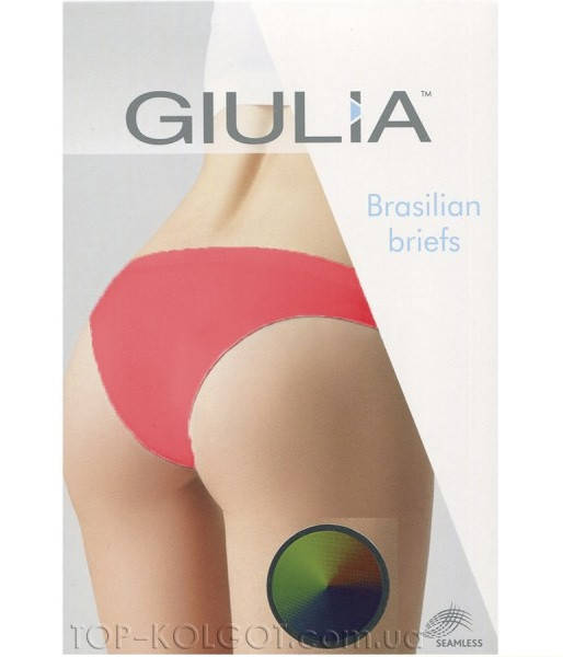 

Цветные бесшовные трусики-бразилиана GIULIA Brasilian briefs color