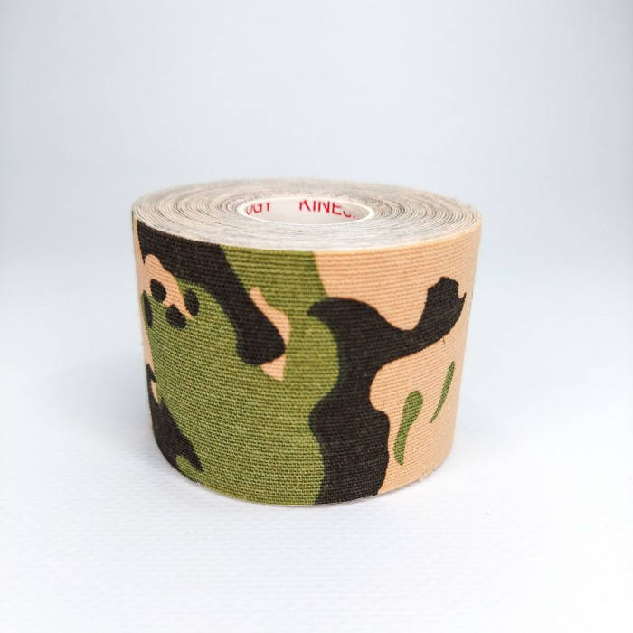 

Тейп кинезио 5 см, кинезиологическая лента Kinesiology Tape, 5 см, камуфляж