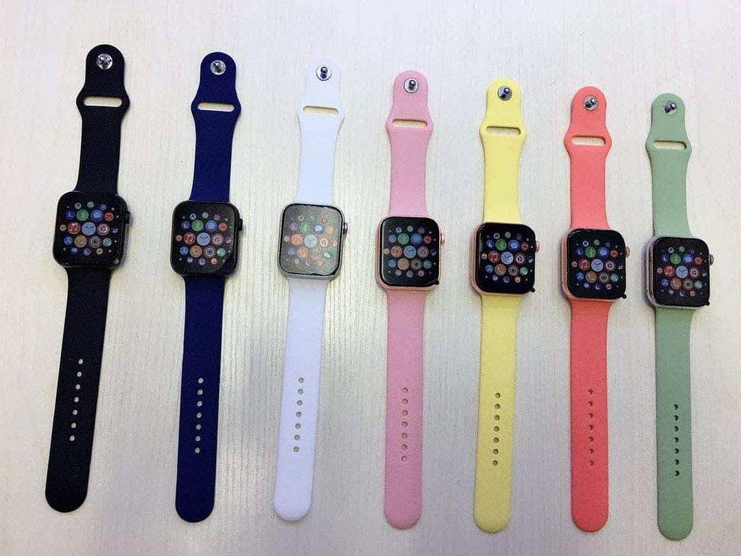 

Ремешок силиконовый для Apple Watch 42/44 mm Браслет для смарт часов