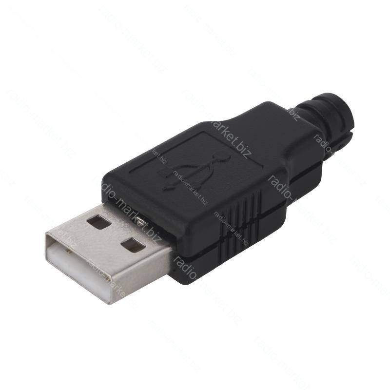 

Штекер USB A на кабель