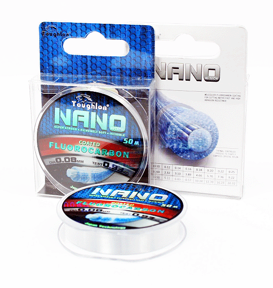 

Леска Рыболовная Nano Fluorocarbon 50м 0.12мм, Белый